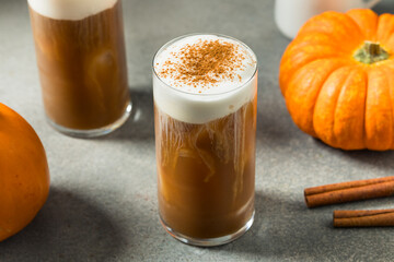 Sweet Cold Foam Iced Pumpkin Spice Latte