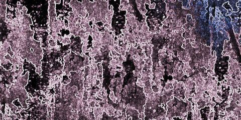 Abstract textured background with glowing white outlines and dark purple and blue hues grunge pattern