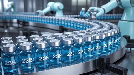 Robotic Arms Oversee Automated Production of Pharmaceutical Vials
