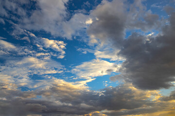 Fototapeta premium blue sky with clouds