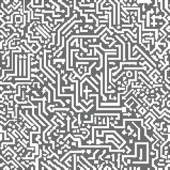 Grey dense maze seamless abstract geometric pattern background for fabric, wallpaper, wrapping, branding, poster, digital art, website, craft, print design