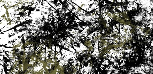 Fondo en color negro,  blanco y verde oscuro