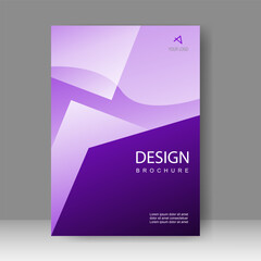 Naklejka premium Business Cover design modern style. Annual report. Brochure template, catalog. Simple Flyer promotion. magazine. Vector illustration 