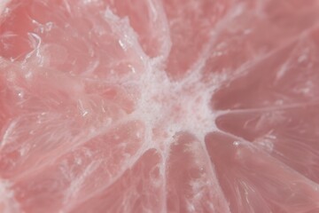 Texture de Chair d'Orange Juteuse aux Segments Radiaux pour Design d'Arrière-Plan Fruité