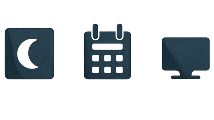 Modern flat user interface icons for web and mobile.
