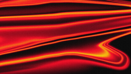 red and black abstract light waves with grunge noise texture