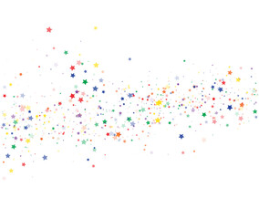 Patriotic Star Confetti Vector For USA UK EU And National Holidays