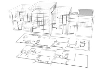 house plan blueprint