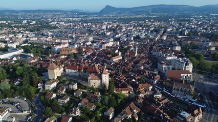 drone photo Annecy France europe