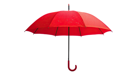 Red umbrella against a black background (2)