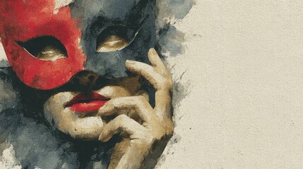 poster for the international masquerade ball,