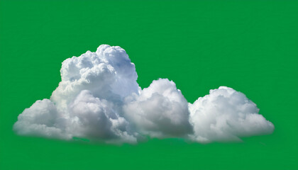Moving Clouds Motion Graphics With Green Screen Background