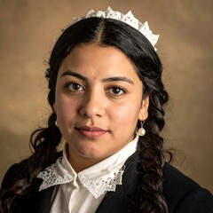 Woman portrait, formal wear