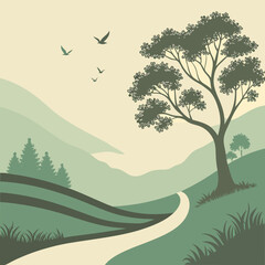 Naklejka premium Soft Flowing Organic Gradient 1