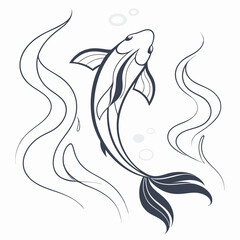 Fluid Smoke-Like Abstract Shape