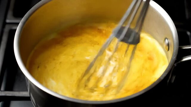 Adding Turmeric to Milk in Cooking Process