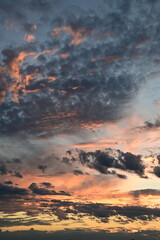 Fototapeta premium red sky at sunset