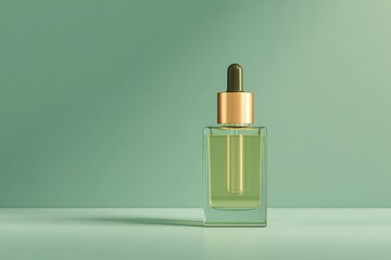 facial oil dropper isolated