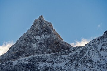 France - Peisey-Nancroix - Sharp Mountain Peak - Rugged alpine summit
