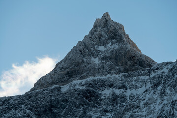  France - Peisey-Nancroix - Sharp Rocky Peak - Dramatic winter summit