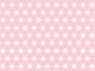 Geometric pattern in pastel shades offers a gentle aesthetic.