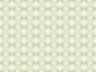 Subtle geometric pattern in light pastel tones creates a calming vibe.