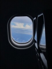 view from airplane window