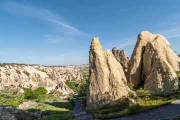 Turkey - Göreme - Rock-cut dwellings in Göreme Open Air Museum