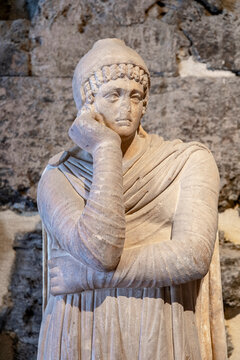 Turkey - Hierapolis - Statue of Attis - Phrygian God of Fertility and Renewal