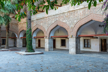 Turkey - Kusadasi - Historic Caravanserai Courtyard
