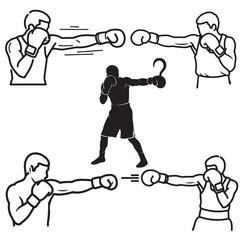 Abstract geometric design with bold colors and clean lines