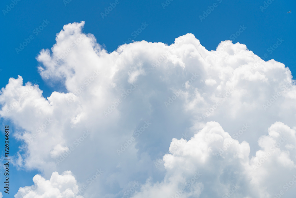 Wall mural cloudy sky view. cloud drifting. cloudy atmospheric backdrop. morning sky with cloud. sky and cloud 