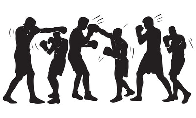 Abstract geometric shapes with bold color accents and text elements