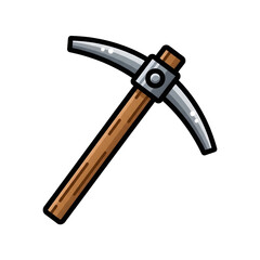 Professional pickaxe tool for digging and mining, essential for construction and exploration projects, offering durability and power for any excavation task.