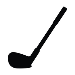 Golf club vector illustration for sports equipment design and golfing related themes and projects usage