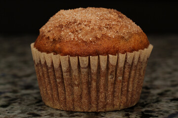 Closeup of Homemade Breakfast Muffins on Kitchen Countertop