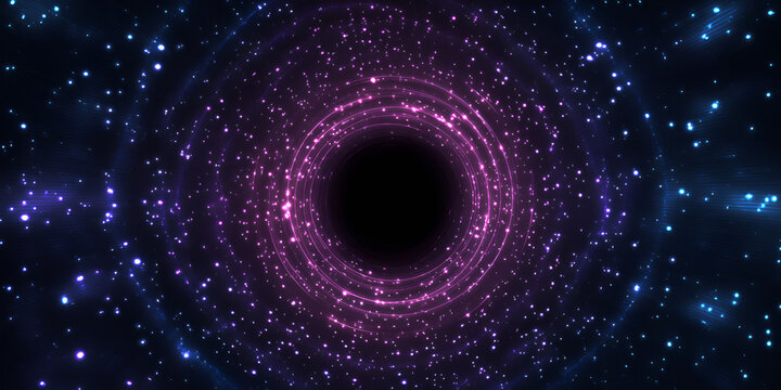 Glowing digital vortex and circle burst with blue pink lights, futuristic energy wave design
- Powered by Adobe