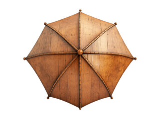 Vintage Wooden Umbrella Shield
