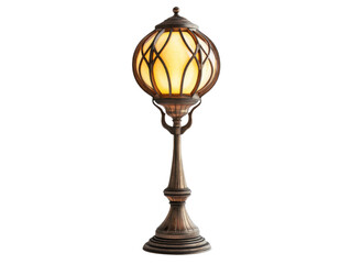 Antique Bronze Table Lamp PNG

