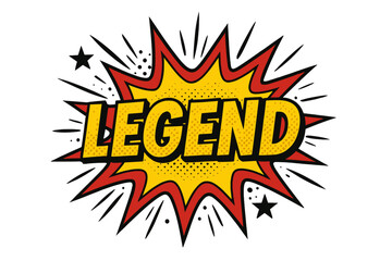 Comic book style icon set. dynamic, vibrant, illustration icons, flat design collection