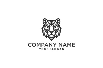Tiger head logo icon design