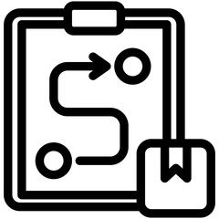 Project File Icon, Mini Illustration Relate To Capital Market, Market Research. Use For Modern Concept, Ui, Ux Web And App Development.