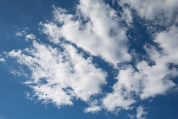blue sky with clouds