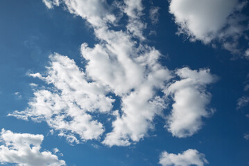 blue sky with clouds, could be used as a photoshop replacement sky
