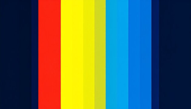 Vertical rainbow stripes