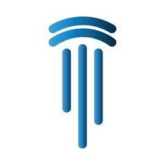 Pillar icon design template