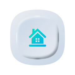 Home Button Icon for Mobile App Navigation
