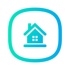 Fototapeta premium Navigation Bar Icons – Home Symbol & UI 