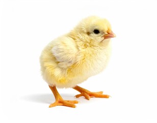 Fototapeta premium Adorable Chick isolated on white background