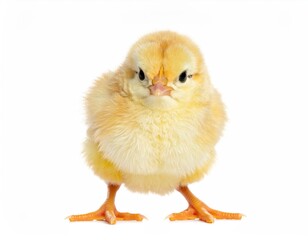 Fototapeta premium Adorable Chick isolated on white background